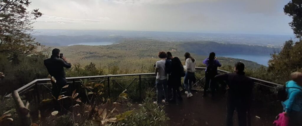 Laghi dei Castelli Romani dal MonteCavo