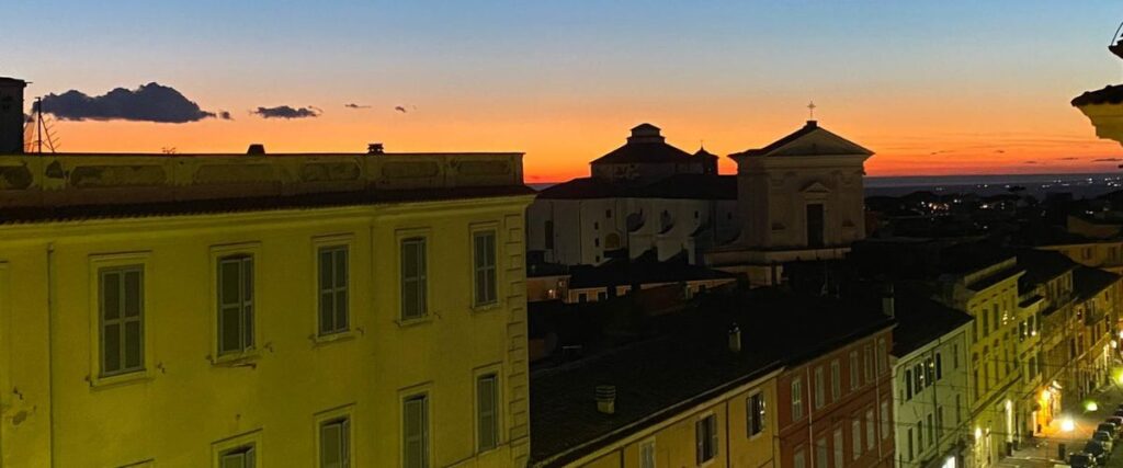 Tramonto a Genzano