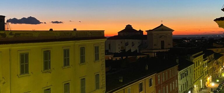 Tramonto a Genzano